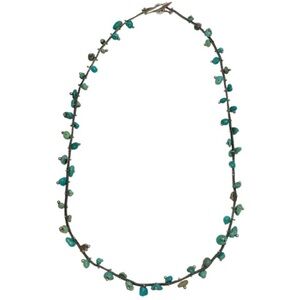 Twist Turquoise Sterling Silver Necklace